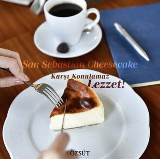 Sansebastian Cheesecake (Dilim) görseli