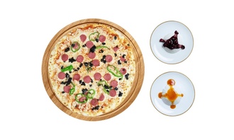 Sosisli Pizza (Orta Boy) görseli