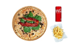 Kavurmalı Pizza (Büyük Boy) görseli