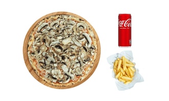 Mantarlı Pizza (Büyük Boy) görseli