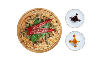 Kavurmalı Patlıcanlı Pizza (Orta Boy) görseli