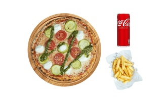 Pesto Kabaklı Pizza (Büyük Boy) görseli