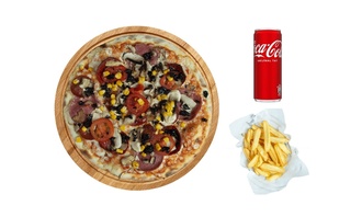 Karışık Pizza (Büyük Boy) görseli