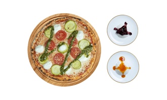 Pesto Kabaklı Pizza (Orta Boy) görseli