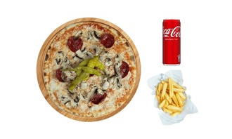 Pepperoni Pizza (Büyük Boy) görseli