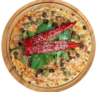 Kavurmalı Patlıcanlı Pizza (Küçük Boy) görseli