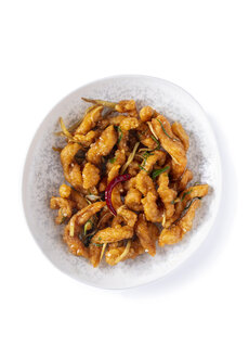 Zencefil Soslu Çıtır Tavuk görseli