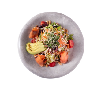 Smoked Salmon Asiad Salad görseli