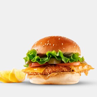 Tavuk Fileto Burger görseli