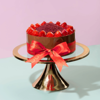 Çikolata Çilek Pasta (4 Kişilik) görseli