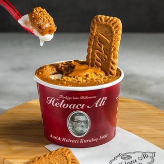 Lotuslu Dondurmalı İrmik Helvası (270 Gr.) görseli