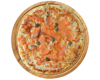 Somon Fümeli Pizza (Küçük Boy) görseli
