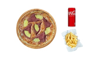 Ananaslı Jambonlu Pizza (Büyük Boy) görseli