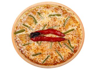 Kuşkonmazlı Pizza (Orta) görseli