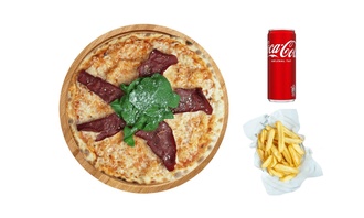 Pastırmalı Pizza (Büyük Boy) görseli