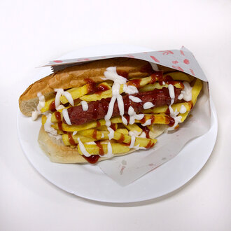 Sosisli Patso Sandviç görseli