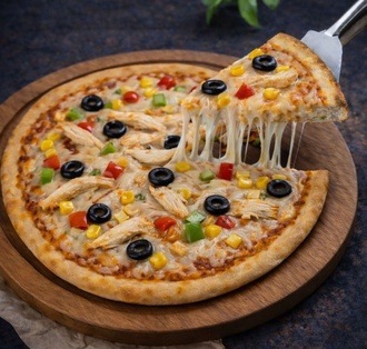 Bbq Tavuklu Pizza görseli