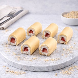 Çilekli Mini Rulo (500 Gr.) görseli