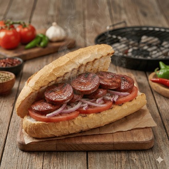 Yarım Ekmek Arası Afyon Sucuğu görseli