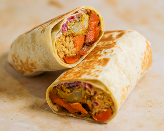 Veggie Bomb Wrap (Vegan) görseli