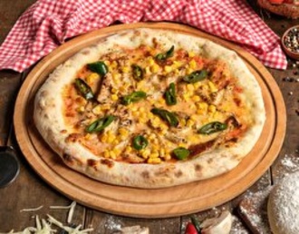 Tavuklu Pizza (Büyük Boy) görseli