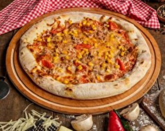 Ton Balıklı Pizza (Büyük Boy) görseli