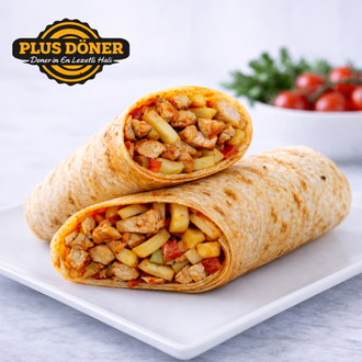 Hatay Usulü Soslu Tavuk Döner Dürüm görseli
