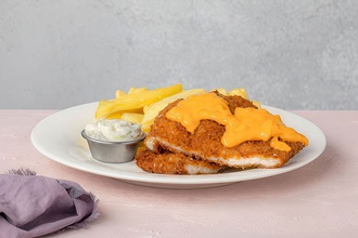 Cheedar Soslu Chıcken Schnıtzel görseli