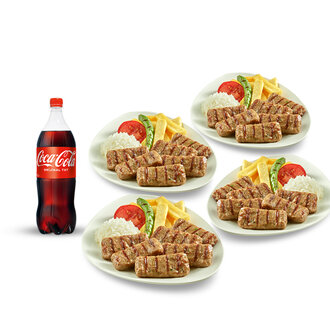 4'Lü Köfte Tabağı Litrelik Menü görseli