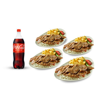 4'Lü Pilav Üstü Döner Litrelik Menü görseli