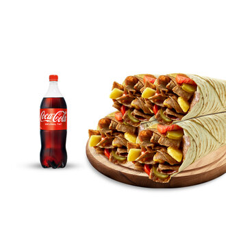 4'Lü Dürüm Döner Litrelik Menü görseli