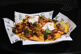 Acı+bbq Tavuk Nachos görseli