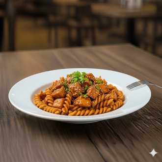 Soya Soslu Tavuklu Fusilli görseli