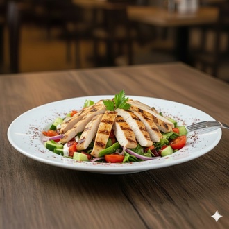 Çıtır Tavuk Salata görseli