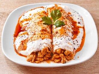 Fileto Yoğurtlu Tavuk Tantuni Dürüm görseli