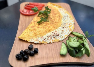 Kaşarlı Omlet görseli