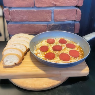 Sucuklu Kaşarlı Menemen görseli