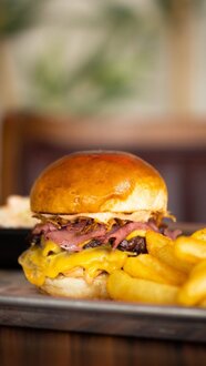 Smoke House Smash Burger Menü (160 Gr.) görseli