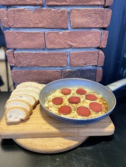 Sucuklu Kaşarlı Menemen Tabağı Menü görseli