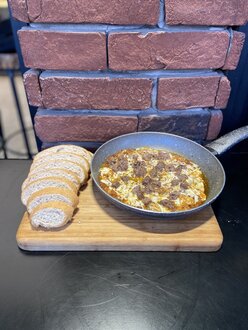 Kavurmalı Kaşarlı Menemen Tabağı Menü görseli