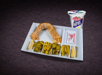 Kaşarlı Tavuk Tantuni Dürüm +  Ayran görseli