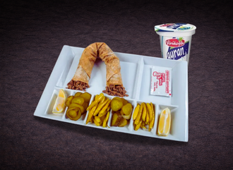 Biftek Et Tantuni Dürüm + Ayran görseli