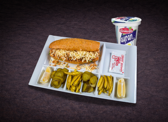 Ekmek Kaşarlı Tavuk Tantuni + Ayran görseli