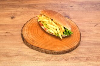 Cheddarlı Sosisli Sandviç görseli