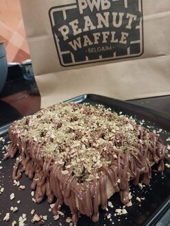 Sütlü Çikolatalı Waffle (Meyvesiz) görseli