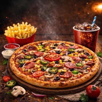 Karışık Pizza Menü görseli