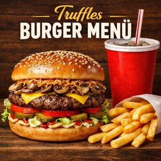 Truffles Burger Menü görseli