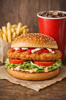 Tavuk Burger Menü görseli