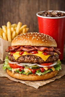 Max Ayı Burger Menü görseli