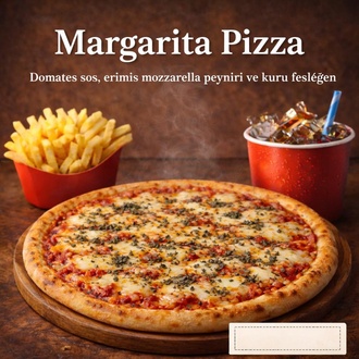 Margherita Pizza Menü görseli